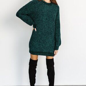 Baltic Born Christa Sweater Dress | Emerald Size LL